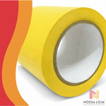 Fita Demarcação Solo 50mm X 30m Amarela Adere