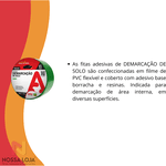 Fita Demarcação Solo 50mm X 30m Verde Adere