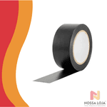 Fita Demarcação Solo 50mm X 30m Preta Adere
