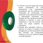Fita Dupla Face Acril. Transp 19mm X 2m (Esp.1mm) Adermax XT100 Adere