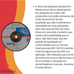 Disco de Desbaste Standard for Metal 230x6mm C/ 10 Pçs Bosch