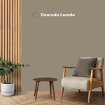 Tinta Esmalte Sintético Metálico Dourado Laredo 0,9L Brasilux