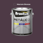 Tinta Esmalte Sintético Metálico Marrom Bronze 3,6L Brasilux