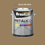 Tinta Esmalte Sintético Metálico Ouro Vila Rica 3,6L Brasilux