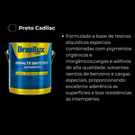 Tinta Esmalte Sintético Automotivo Preto Cadilack 3,6L Brasilux