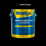 Tinta Esmalte Sintético Automotivo Preto Fosco 3,6L Brasilux