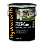 Resina Multiuso Base Solvente Incolor Fosca 18L HydroNorth