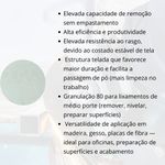 Disco Lixa Telada 225mm Gr 80 Sianet Bosch cx c/ 25 unid.