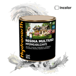 Resina Multiuso Base Solvente Cor Incolor 0,9L Hydronorth