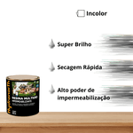 Resina Multiuso Base Solvente Cor Incolor 0,9L Hydronorth