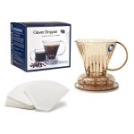 Suporte para Filtro de Café Clever 500ml com 100 Filtros