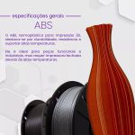 Filamento ABS Preto - 1kg