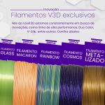 Filamento PLA Aluminio V-Silk 1kg