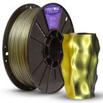 Filamento PLA Duo Color Dourado e Preto V-Silk 1Kg