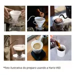 Hario Suporte para Filtro de Café V60 02 - PP, Marrom – Praticidade e Design Elegante