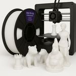 Filamento PLA Branco Off White Velvet 1Kg 1,75mm Voolt3d