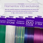 Filamento PLA Cinza Claro Velvet Premium - 1kg Voolt3d
