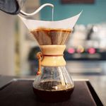 Passador de Café com Alça de Madeira Chemex 8 Xícaras