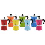 Cafeteira Rainbow Vermelho Bialetti 3 Xícaras