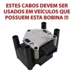 Jogo Cabos De Velas VW Gol G4 G5 G6 Fox Polo 1.0 8v 1.6 8v Golf 