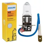 Lâmpada Standard H3 Farol Alto Baixo Philips 12v 55w