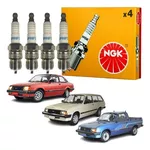Jogo Velas Ignicao Gm Chevette Alcool Marajo.. Ngk Bpr8fs