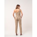 Calça Elástico Cós Largo Pespontado 