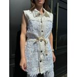 Colete Renda Betina Off white
