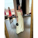 Vestido Longo Corpo Corset Off white
