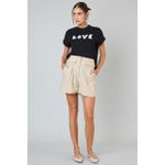 T-Shirt Love and Live Preto