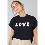 T-Shirt Love and Live Preto