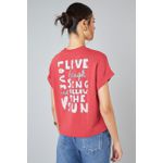 T-Shirt Love and Live Vermelho