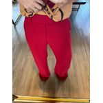 Calça Alfaiataria Barra Italiana Vermelho