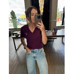 T-Shirt Sporty and Chic Roxo