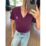 T-Shirt Sporty and Chic Roxo
