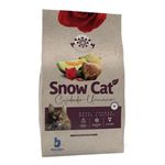 Snow Cat Flores Premium Especial Castrado Cuidado Urinário – Frango, Melão, Quinoa e Rosa