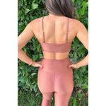 Top Feminino Shine - Amêndoa 