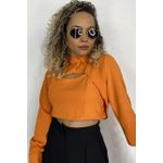 Camisa Cropped (2 em 1) Laranja