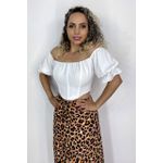 Cropped Com Barbatana (Curto) Off White