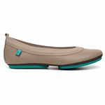 Sapatilha Couro Napa - Veneza Taupe Beige