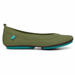 Sapatilha Couro Napa - Veneza Verde Oliva