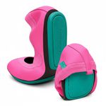 Sapatilha Couro Napa - Veneza Neon Pink