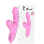 Vibrador de Ponto G e Clitóris - com Pulsação