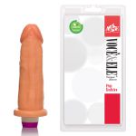  Prótese 8L com vibro 17x5 cm na cor bege