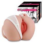 Masturbador Masculino Formato de Bunda - Vagina e ânus - Sexy Lady Realistic