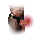Pênis com Aquecimento, Vibro, Movimento e Cinta Super Reforçada com ajustes 