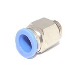 CONECTOR RETO ENGATE RAPIDO 1/4 BSP MANGUEIRA 12,0 MM