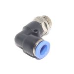 CONECTOR ENGATE RAPIDO COTOVELO 1/4" BSP MANGUEIRA TUBO 8 MM