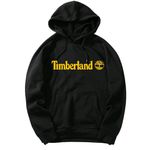 Moletom Timberland em Algodão Preto Logo Escrito 