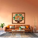 Quadro Ânfora com Flores – Madeira e Metal 112 x 95 CM. 